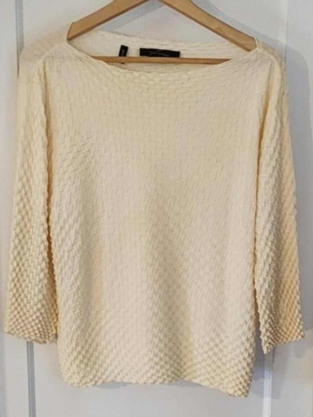 VTG Merino Wool Long Sleeved Blouse, XL